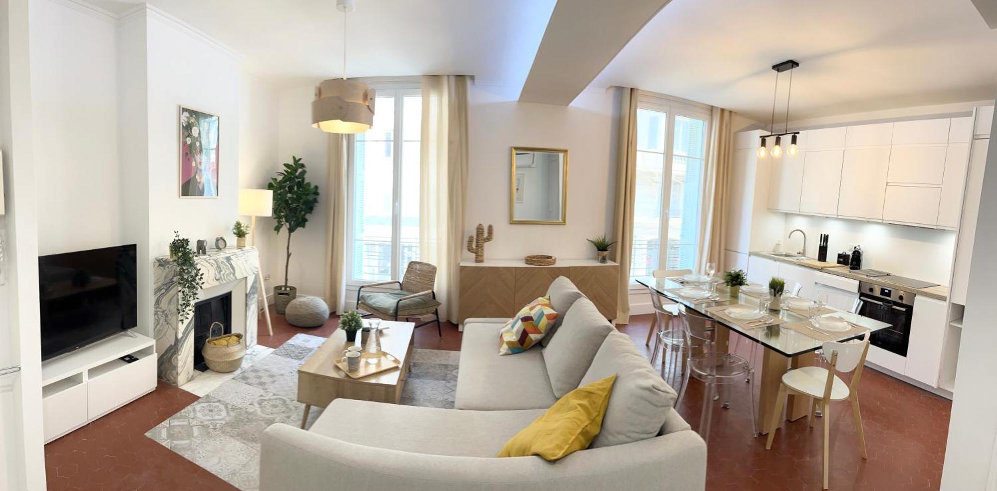 Magnifique T4 - Spacieux Standing - Ac - Wifi - Coeur De Appartamento *