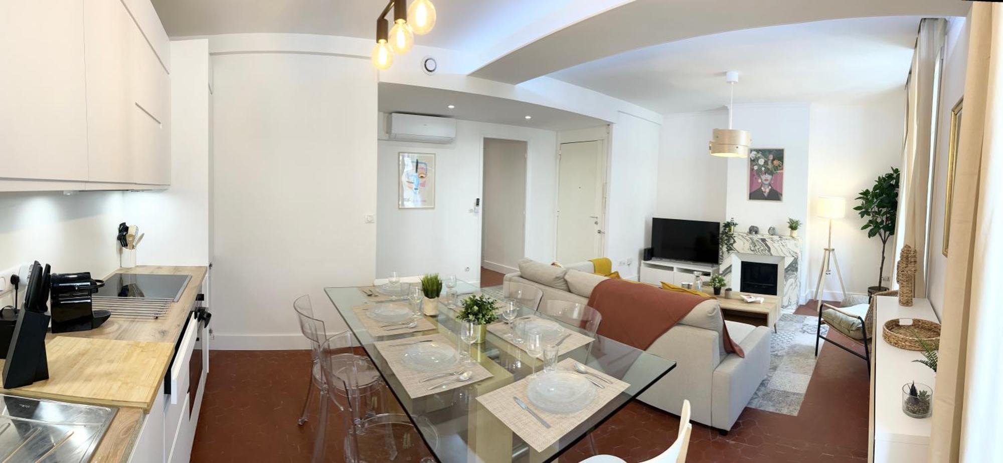 Magnifique T4 - Spacieux Standing - Ac - Wifi - Coeur De * Nizza